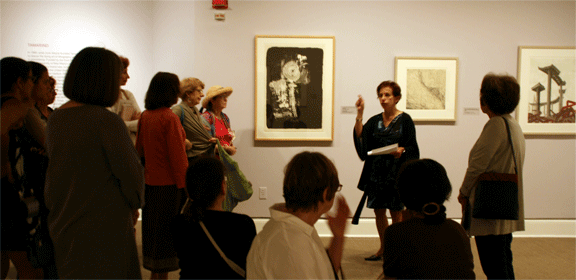 NMWA's Chief Curator Jordana Pomeroy leads a tour of Pressing Ideas: Fifty Years of Women's Lithographs from Tamarind