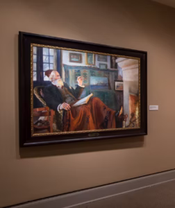 A view of a gallery