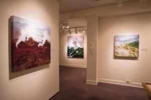 View of a gallery.