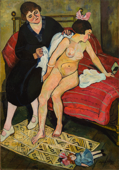 Suzanne Valadon, The Abandoned Doll, 1921; Oil on canvas, 51 x 32 in.; Gift of Wallace and Wilhelmina Holladay
