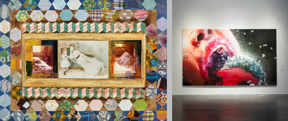 Left to right: The New York Times examines and Hyperallergic explores Marilyn Minter