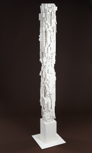 Louise Nevelson, White Column (from Dawn’s Wedding Feast), 1959; Painted wood, 110 x 15 1/2 x 12 1/2 in.; Gift of an anonymous donor; © 2012 Estate of Louise Nevelson / Artists Rights Society (ARS), New York