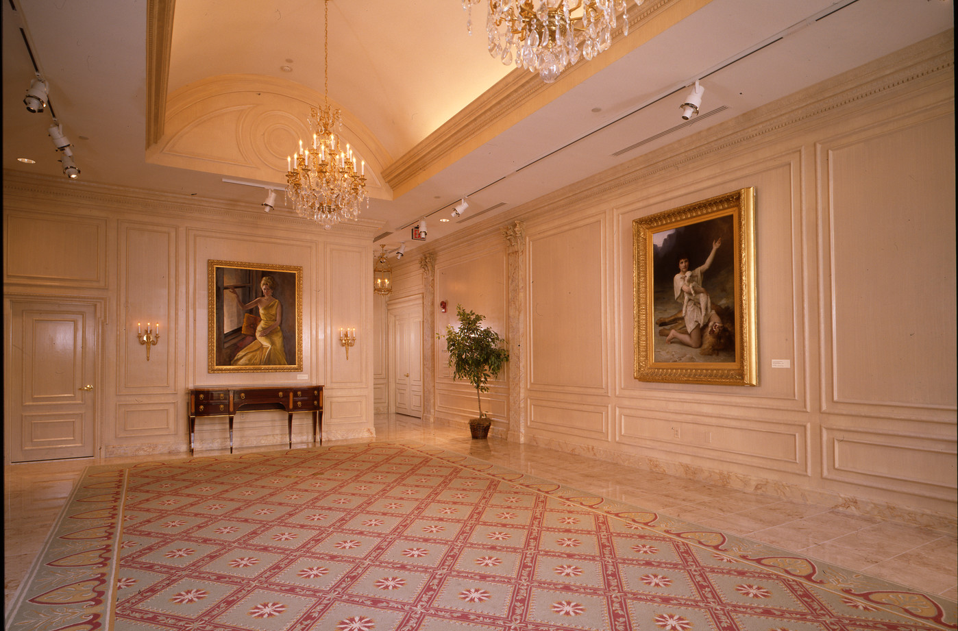 Interior view of the Kasser Board Room.