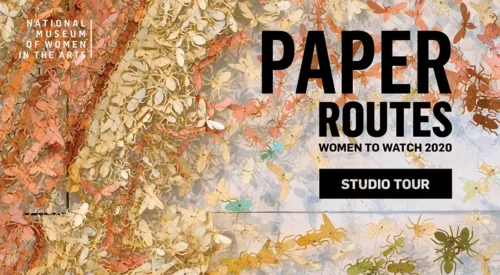 Title screen for Paper Routes Studio Tour videos