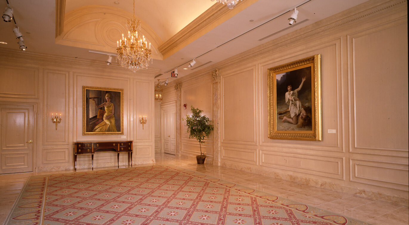 Interior view of the Kasser Board Room.