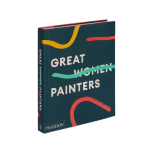 A book cover with the title Great Women Painters. 