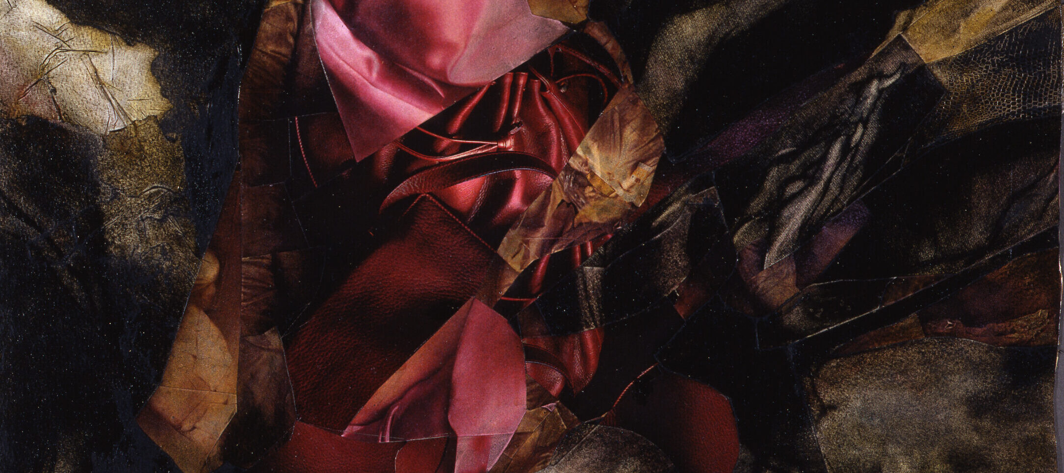 Ida Alamuddin, <em>Overflow</em>, 1993; Collage, charcoal and oil on paper, 22 1/2 x 30 in.; National Museum of Women in the Arts, Gift of the artist; © Ida Almuddin