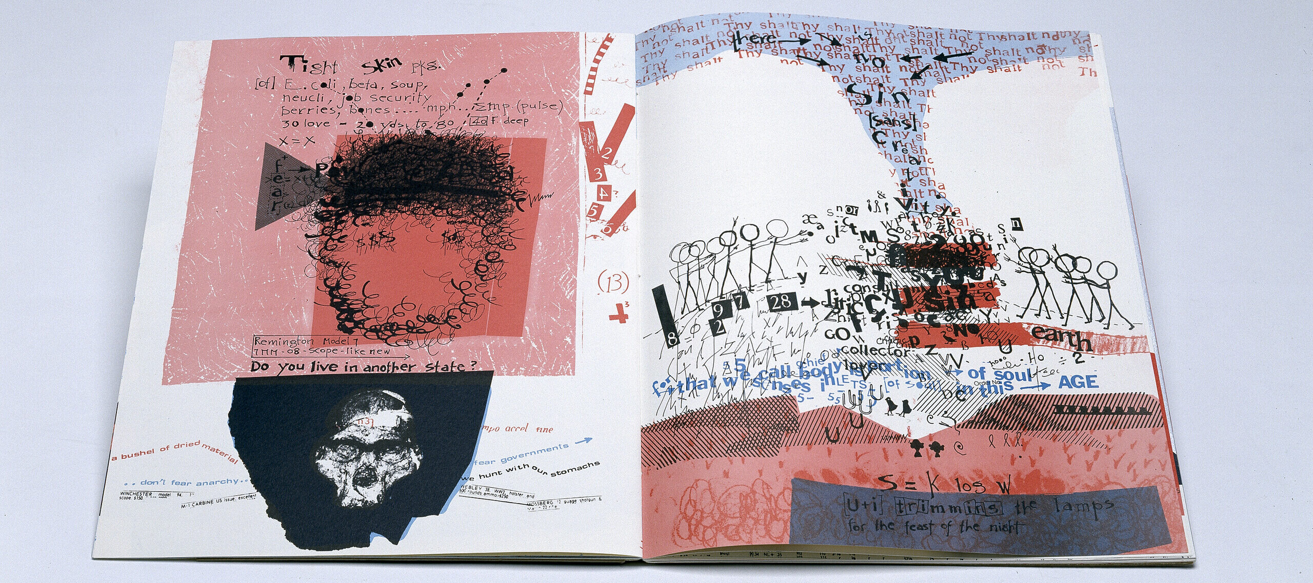 Ruth Laxson, [Ho+Go]=It, 1986; Offset lithograph on paper, 8 1/2 x 10 3/4 in.; National Museum of Women in the Arts, Gift of Krystyna Wasserman; © Ruth Laxson