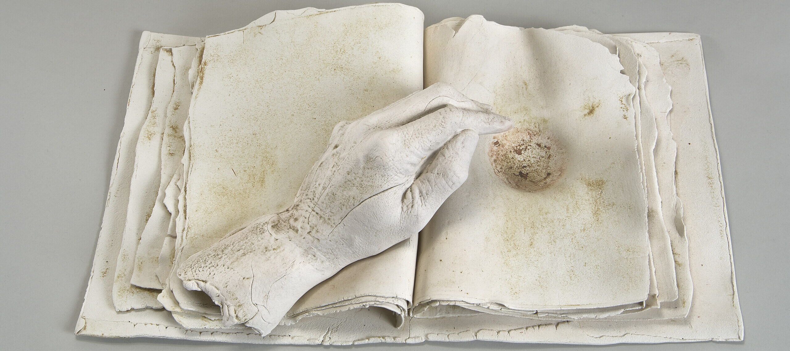Millicent Young, <em>Prayerbook</em>, 2004; Ceramic artist’s book, 15 x 8 1/2 x  4 in.; National Museum of Women in the Arts, Gift of Millicent Young; © Millicent Young
