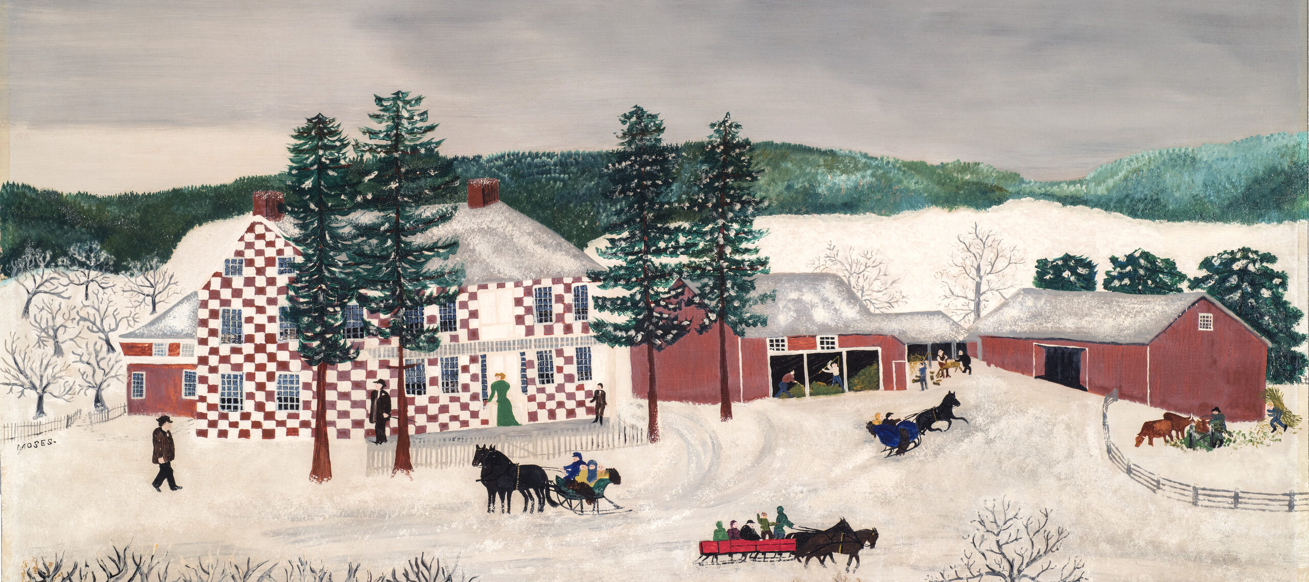 Grandma Moses in the 21st Century Exhibition NMWA