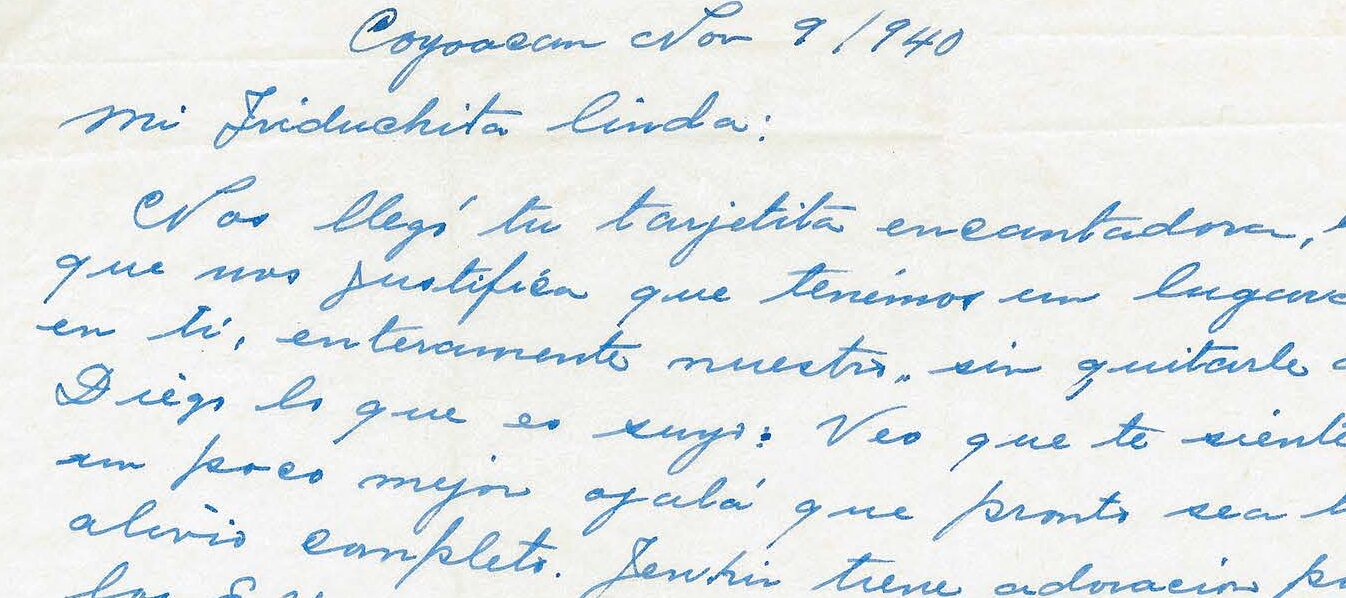 Handwritten letter on white paper.