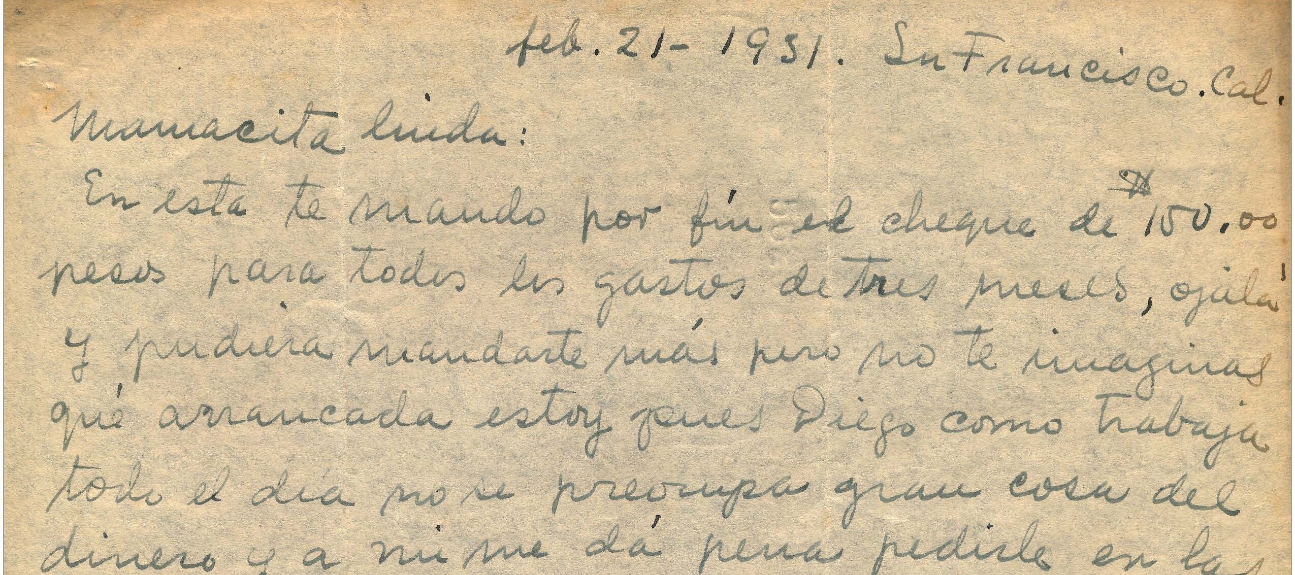 Handwritten letter on yellowed paper.