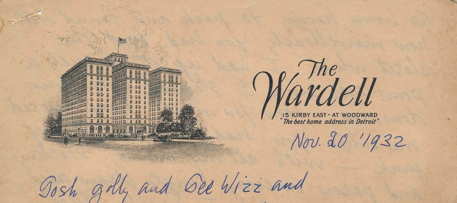 Handwritten letter on yellowed paper.