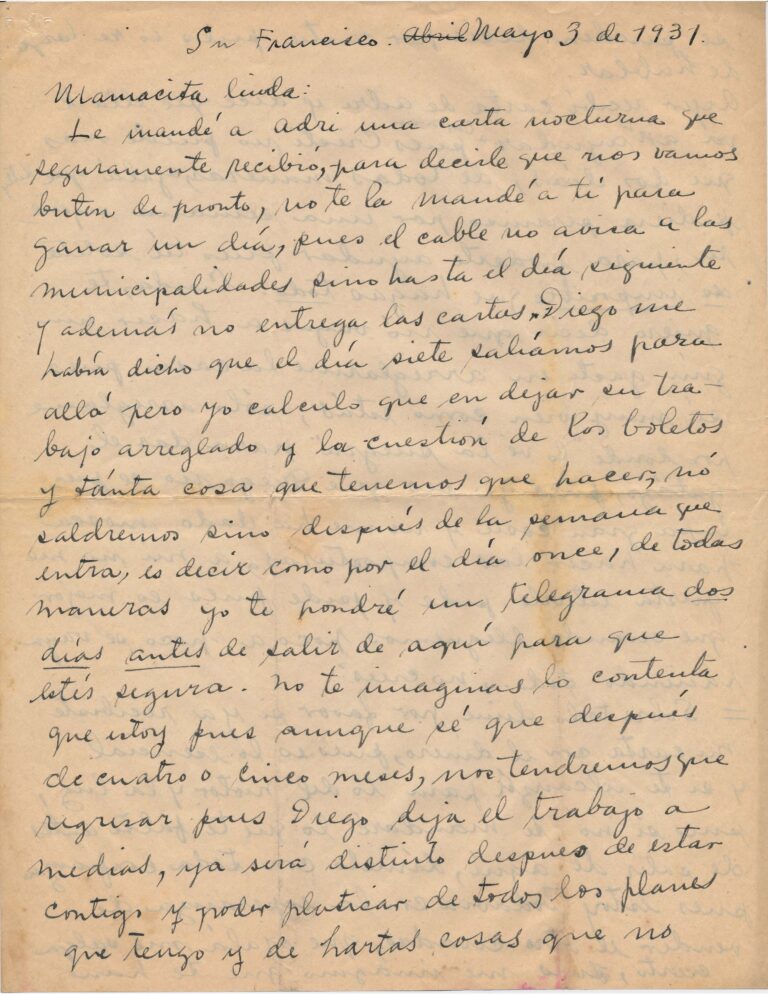 Handwritten letter on yellowed paper.