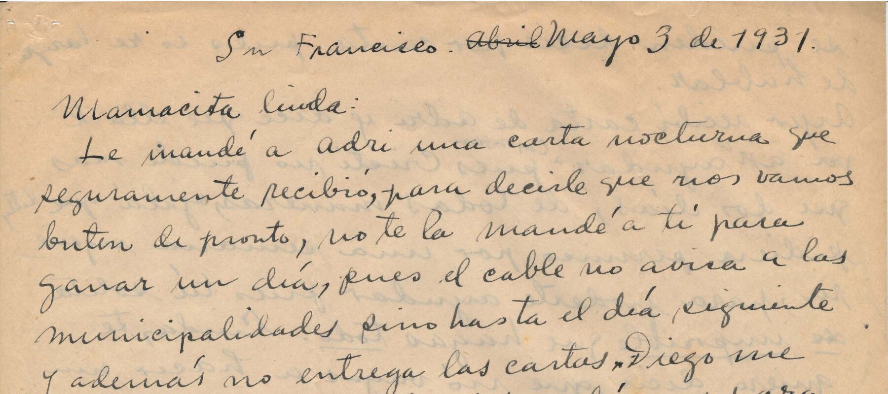 Handwritten letter on yellowed paper.