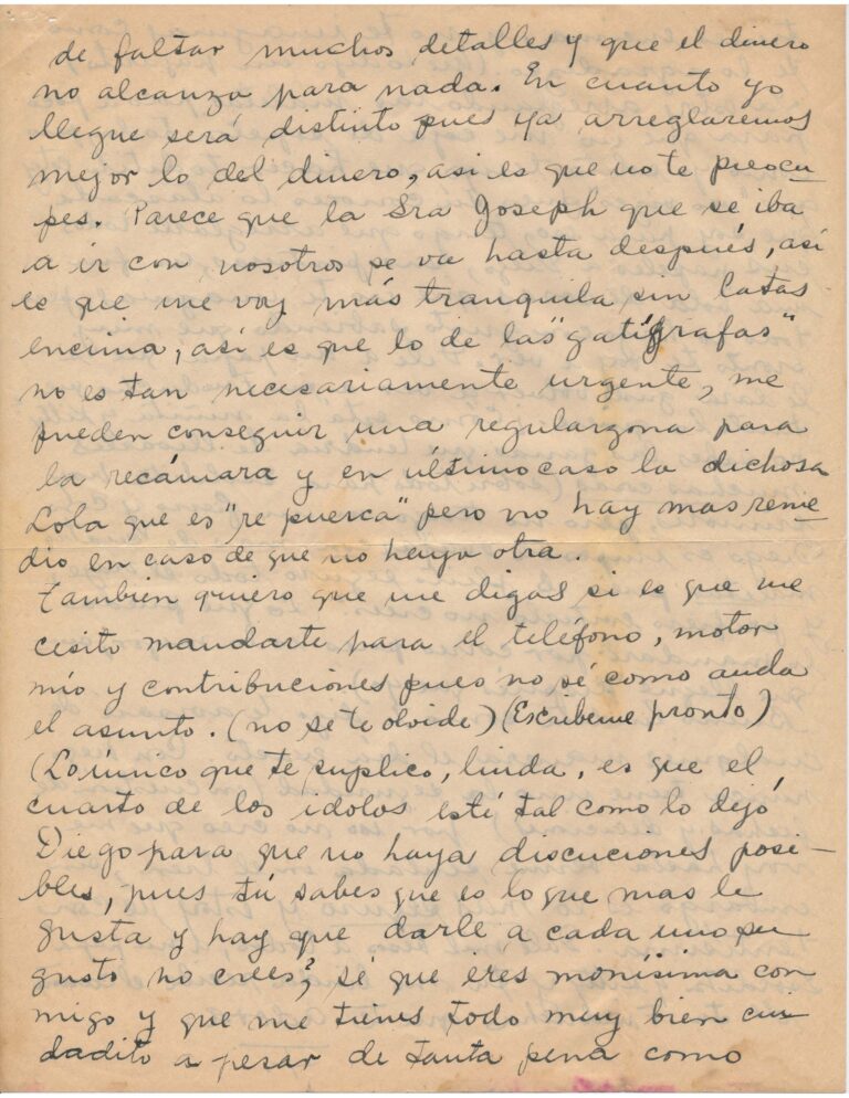 Handwritten letter on yellowed paper.