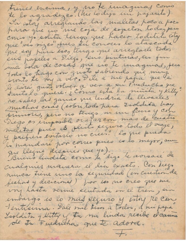 Handwritten letter on yellowed paper.
