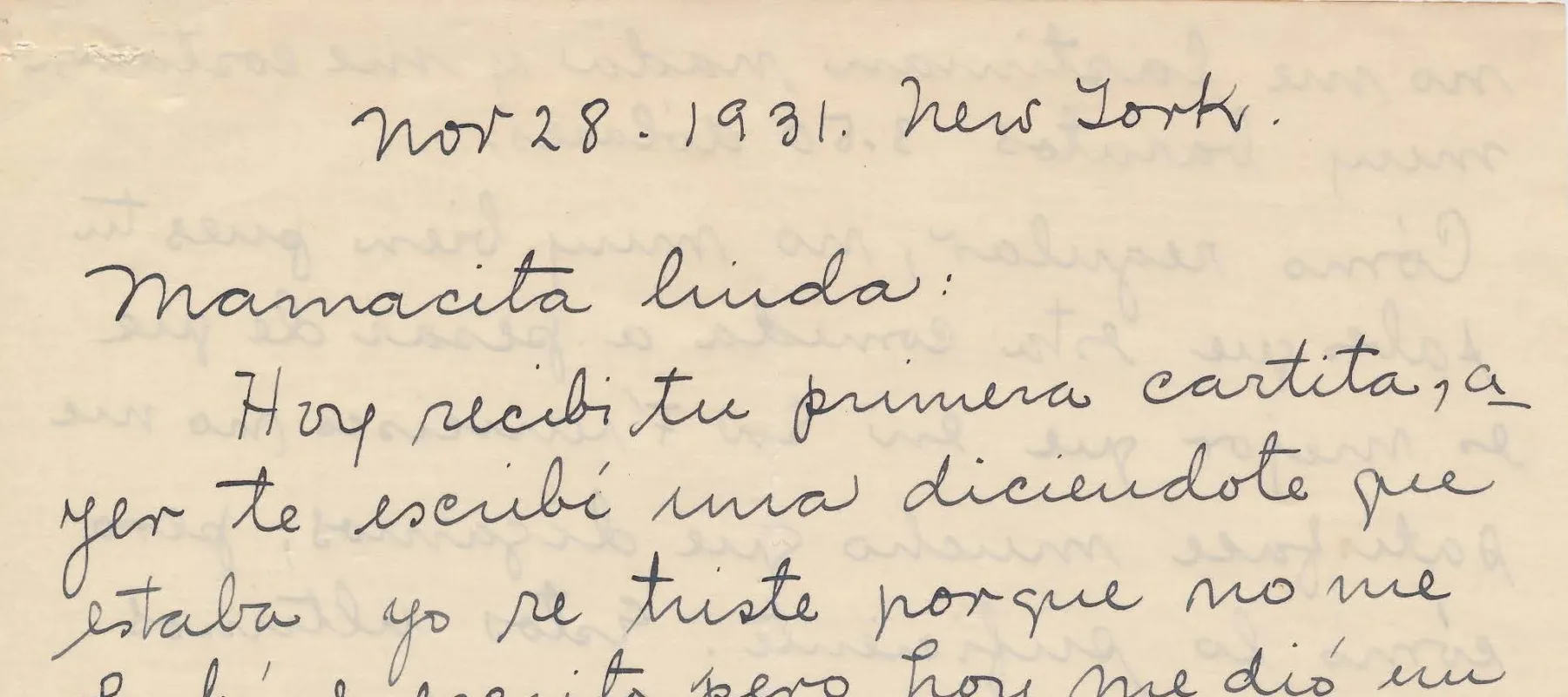 Handwritten letter on yellowed paper.
