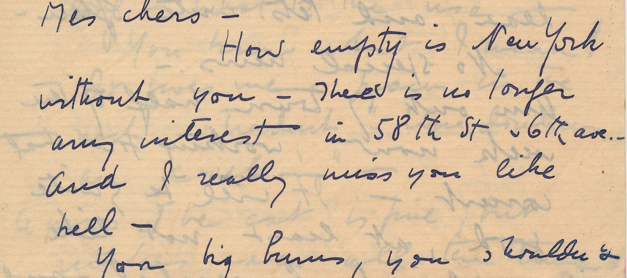 Handwritten letter on yellowed paper.