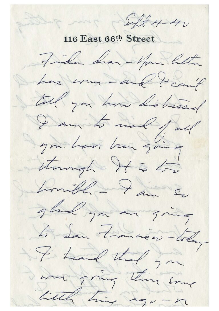 Handwritten letter on white stationery paper.