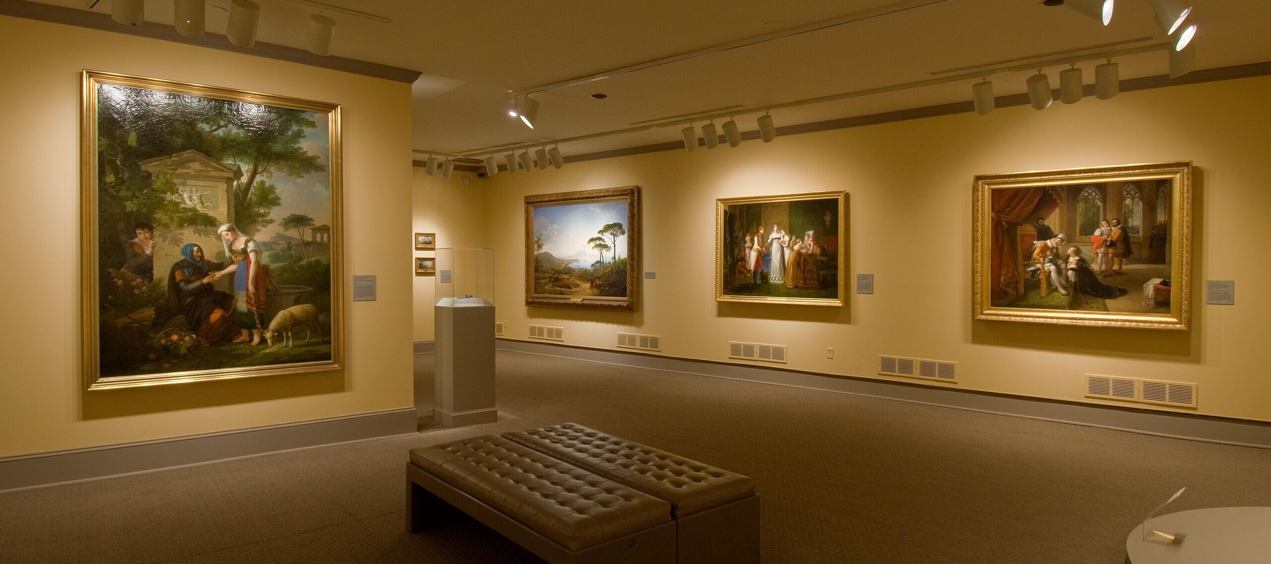 <em>Royalists to Romantics: Women Artists from the Louvre, Versailles, and other French National Collections</em> Installation
